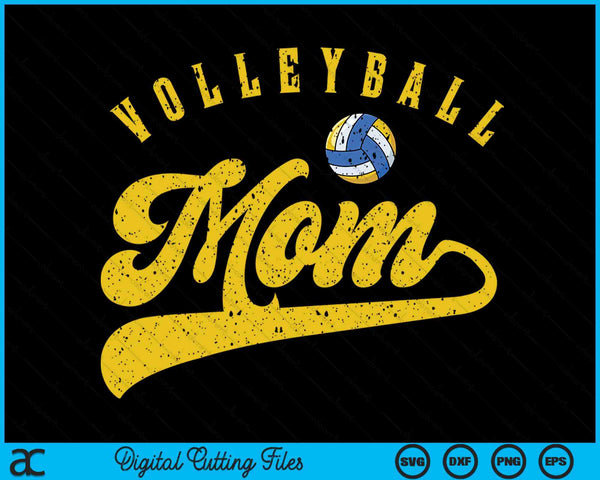 Volleyball Mom SVG PNG Digital Cutting Files