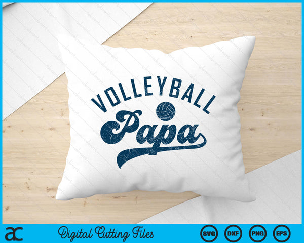 Volleyball Papa Gifts Daddy Father's Day SVG PNG Digital Printable Files