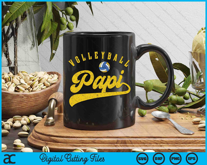 Volleyball Papi SVG PNG Digital Cutting Files Volleyball Papi SVG PNG Digital Cutting Files