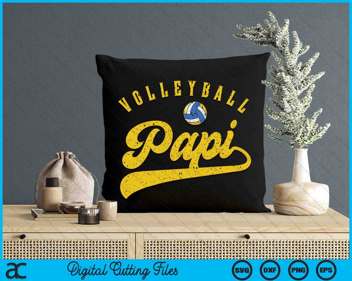 Volleyball Papi SVG PNG Digital Cutting Files Volleyball Papi SVG PNG Digital Cutting Files