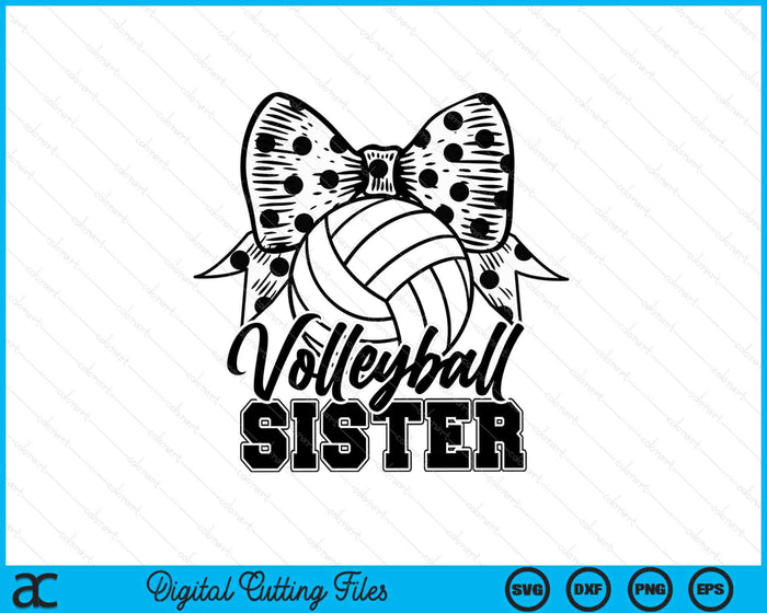 Volleyball Sister Game Day Mother's Day SVG PNG Digital Printable Files Volleyball Sister Game Day Mother's Day SVG PNG Digital Printable Files