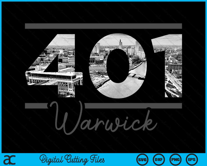 Warwick 401 Area Code Skyline Rhode Island Vintage SVG PNG Digital Cutting Files Warwick 401 Area Code Skyline Rhode Island Vintage SVG PNG Digital Cutting Files