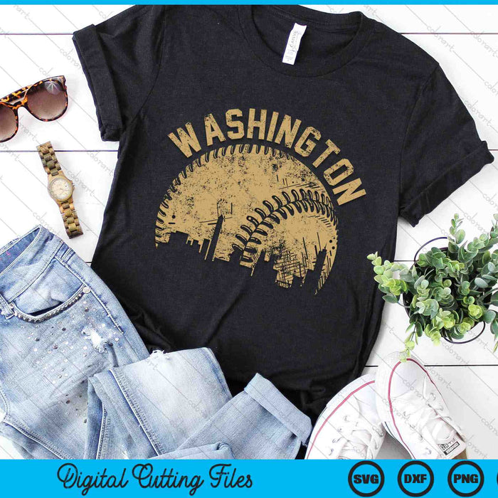 Washington Baseball Skyline Player Coach Fan SVG PNG Digital Cutting Files Washington Baseball Skyline Player Coach Fan SVG PNG Digital Cutting Files