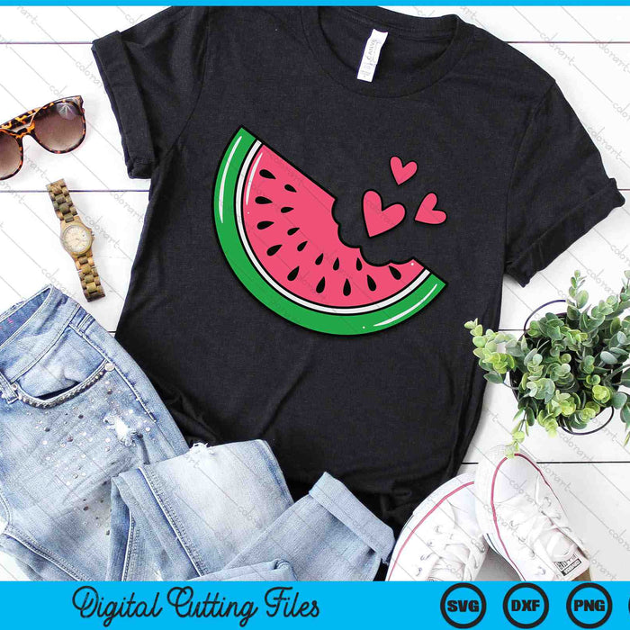 Watermelon Slice Melon Summer Vacation Season SVG PNG Digital Cutting Files