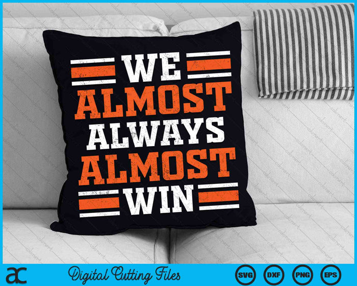 We bijna altijd bijna winnen Retro voetbal SVG PNG digitale snijbestanden We bijna altijd bijna winnen Retro voetbal SVG PNG digitale snijbestanden