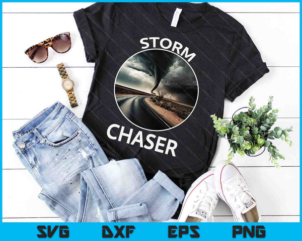 Weather Storm Tornado Hurricane Chaser SVG PNG Digital Cutting Files