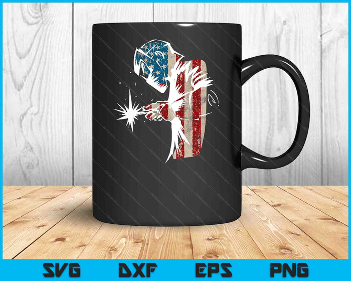 Welder American Flag USA Patriotic Welder SVG PNG Digital Printable Files Welder American Flag USA Patriotic Welder SVG PNG Digital Printable Files