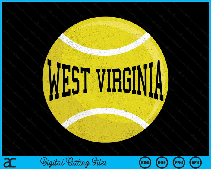 West Virginia Tennis Fan SVG PNG Digital Cutting Files West Virginia Tennis Fan SVG PNG Digital Cutting Files
