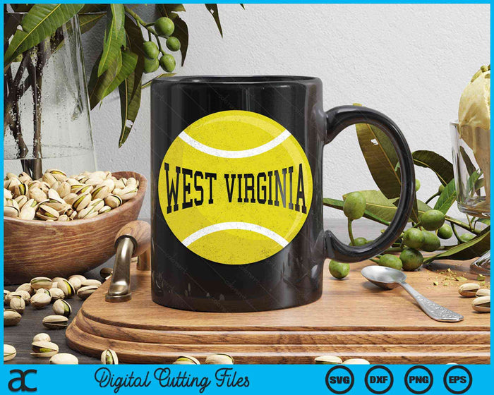 West Virginia Tennis Fan SVG PNG Digital Cutting Files West Virginia Tennis Fan SVG PNG Digital Cutting Files