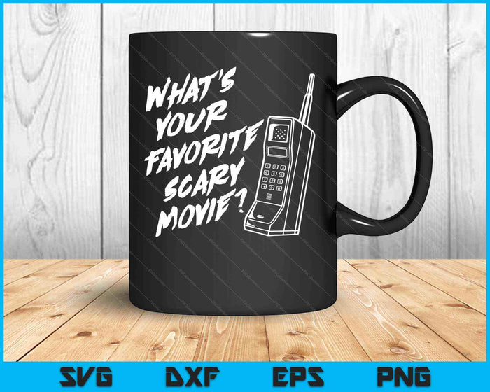 ¿Cuál es tu película de terror favorita? Película de terror de Halloween SVG PNG Cortando archivos imprimibles ¿Cuál es tu película de terror favorita? Película de terror de Halloween SVG PNG Cortando archivos imprimibles