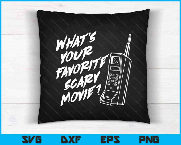 ¿Cuál es tu película de terror favorita? Película de terror de Halloween SVG PNG Cortando archivos imprimibles ¿Cuál es tu película de terror favorita? Película de terror de Halloween SVG PNG Cortando archivos imprimibles