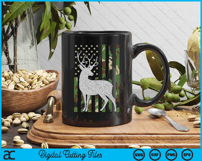 Whitetail Buck Deer Hunting American Camouflage USA Flag SVG PNG Digital Printable Files Whitetail Buck Deer Hunting American Camouflage USA Flag SVG PNG Digital Printable Files