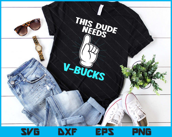 Will Work For Bucks Funny V Gifts For Bucks Rpg Gamer Youth SVG PNG Digital Cutting File