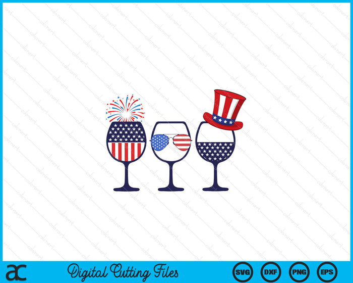 Wine Glass American Flag Funny 4th Of July SVG PNG Digital Cutting Files Wine Glass American Flag Funny 4th Of July SVG PNG Digital Cutting Files