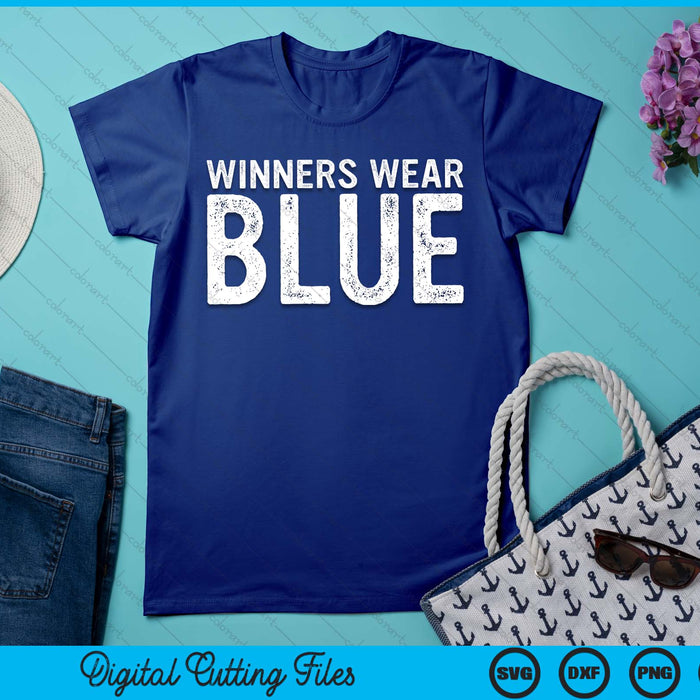 Winners Wear Blue Spirit Wear Team Game Color War Camp Blue SVG PNG Digital Cutting Files Winners Wear Blue Spirit Wear Team Game Color War Camp Blue SVG PNG Digital Cutting Files
