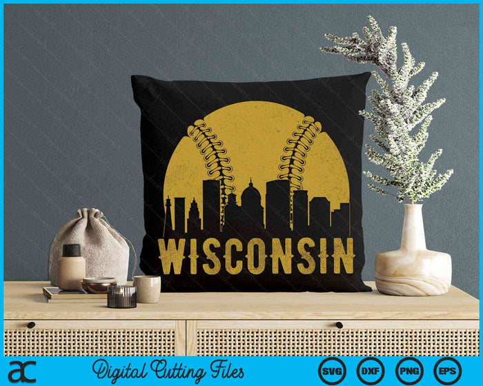 Wisconsin Baseball Fan SVG PNG Cutting Printable Files Wisconsin Baseball Fan SVG PNG Cutting Printable Files