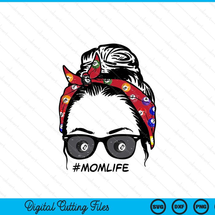 Woman Pool Ball Bandana Sunglasses Mom Life SVG PNG Digital Printable Files Woman Pool Ball Bandana Sunglasses Mom Life SVG PNG Digital Printable Files