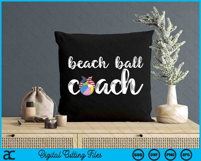 Womens Beach Ball Coach  US Girls Beach Ball Coaches SVG PNG Digital Cutting Files Womens Beach Ball Coach  US Girls Beach Ball Coaches SVG PNG Digital Cutting Files