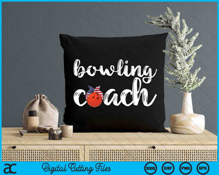 Womens Bowling Ball Coach  US Girls Bowling Ball Coaches SVG PNG Digital Cutting Files Womens Bowling Ball Coach  US Girls Bowling Ball Coaches SVG PNG Digital Cutting Files