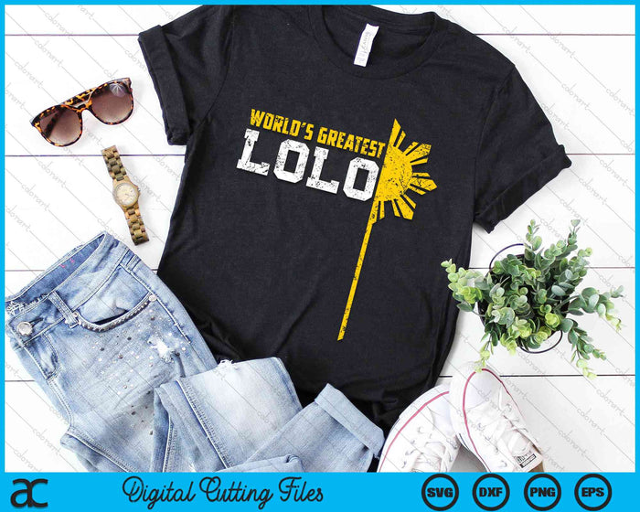 World's Greatest Lolo Filipino Grandpa SVG PNG Digital Cutting Files World's Greatest Lolo Filipino Grandpa SVG PNG Digital Cutting Files
