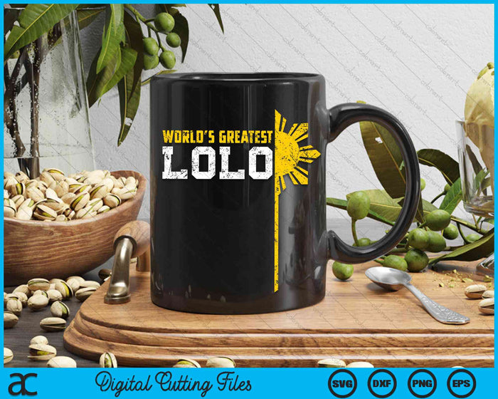 World's Greatest Lolo Filipino Grandpa SVG PNG Digital Cutting Files World's Greatest Lolo Filipino Grandpa SVG PNG Digital Cutting Files
