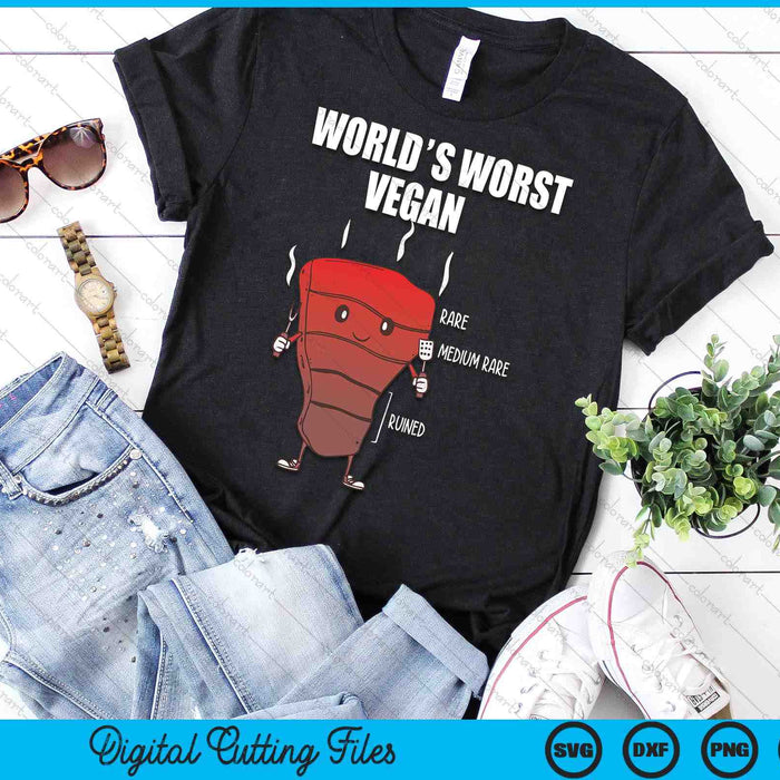 World's Worst Vegan Gift Barbeque Lover Anti Vegan SVG PNG Digital Cutting Files World's Worst Vegan Gift Barbeque Lover Anti Vegan SVG PNG Digital Cutting Files