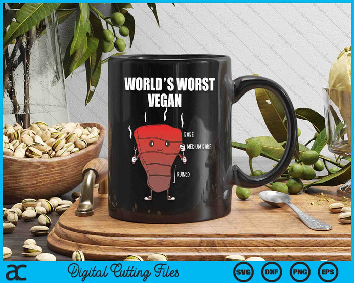 World's Worst Vegan Gift Barbeque Lover Anti Vegan SVG PNG Digital Cutting Files World's Worst Vegan Gift Barbeque Lover Anti Vegan SVG PNG Digital Cutting Files