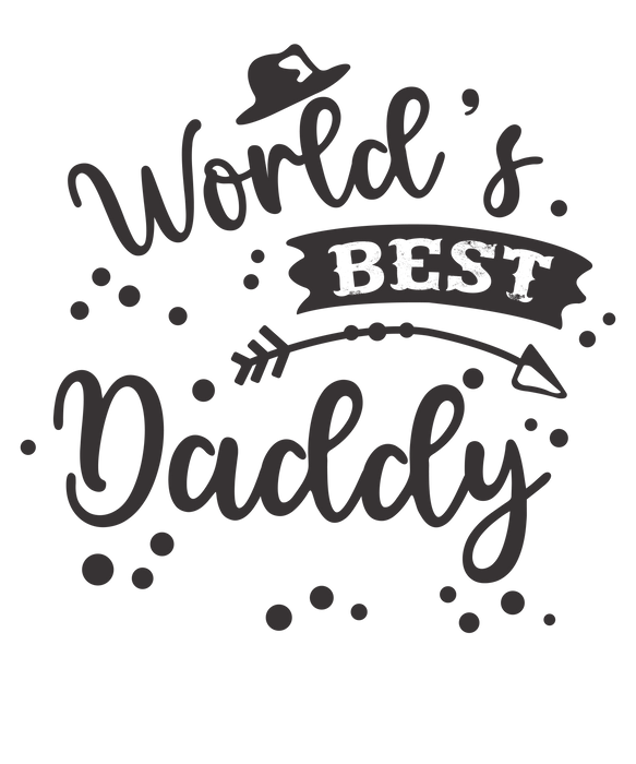 Worlds Best Daddy Father's Day SVG PNG Digital Cutting Files Worlds Best Daddy Father's Day SVG PNG Digital Cutting Files