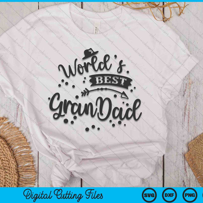 Worlds Best Grandad Father Day SVG PNG Digital Printable Files Worlds Best Grandad Father Day SVG PNG Digital Printable Files
