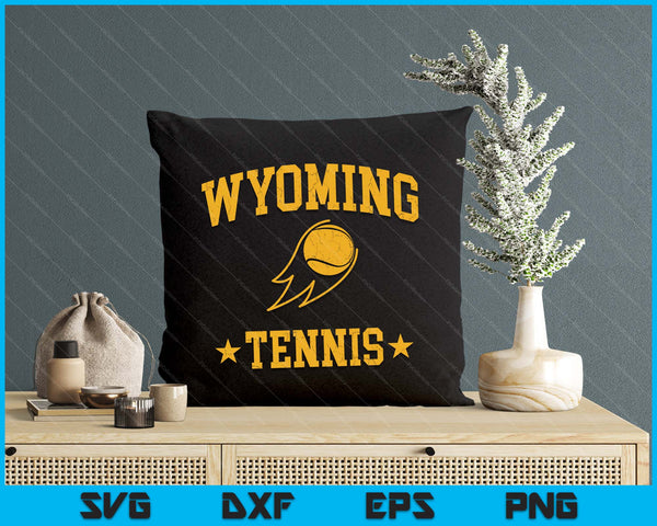Wyoming Rapids Tennis Vintage Gameday Retro Tennis Lover SVG PNG Digital Printable Files