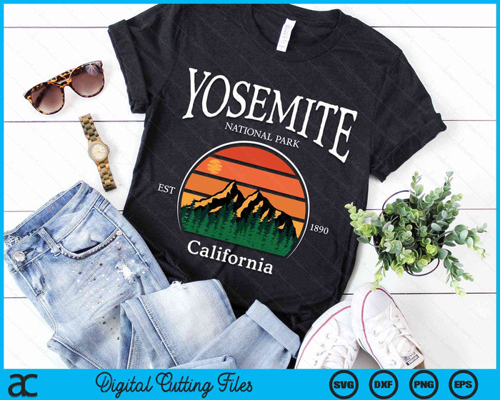 Yosemite National Park California Hiking Nature Outdoors SVG PNG Digital Cutting Files Yosemite National Park California Hiking Nature Outdoors SVG PNG Digital Cutting Files