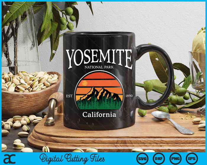 Yosemite National Park California Hiking Nature Outdoors SVG PNG Digital Cutting Files Yosemite National Park California Hiking Nature Outdoors SVG PNG Digital Cutting Files