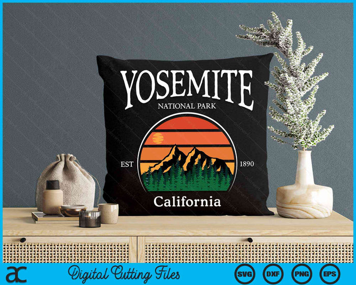 Yosemite National Park California Hiking Nature Outdoors SVG PNG Digital Cutting Files Yosemite National Park California Hiking Nature Outdoors SVG PNG Digital Cutting Files