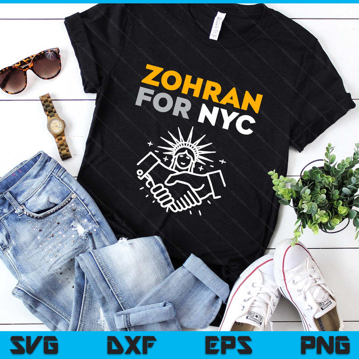 Zohran For NYC Mayor Mamdani For New York Mayor SVG PNG Digital Printable Files Zohran For NYC Mayor Mamdani For New York Mayor SVG PNG Digital Printable Files
