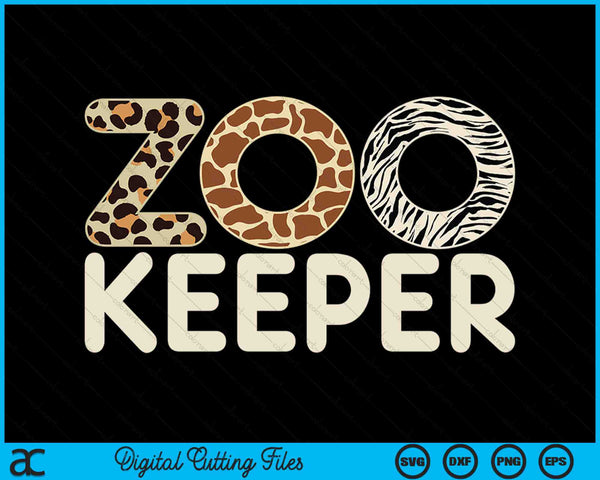Zookeeper Animals Zoo Wildlife Costume SVG PNG Digital Printable Files