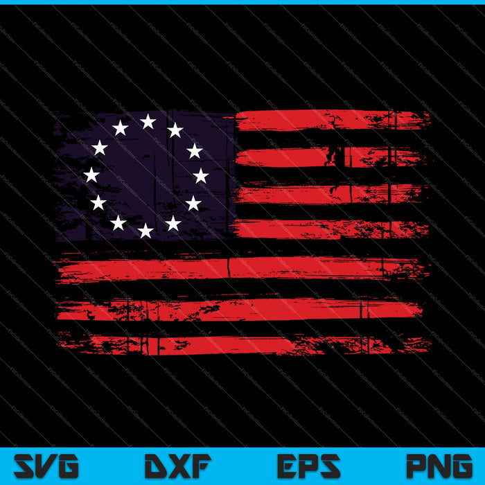 4th of July Patriotic Betsy Ross battle flag 13 colonies SVG PNG Cutting Printable Files 4th of July Patriotic Betsy Ross battle flag 13 colonies SVG PNG Cutting Printable Files