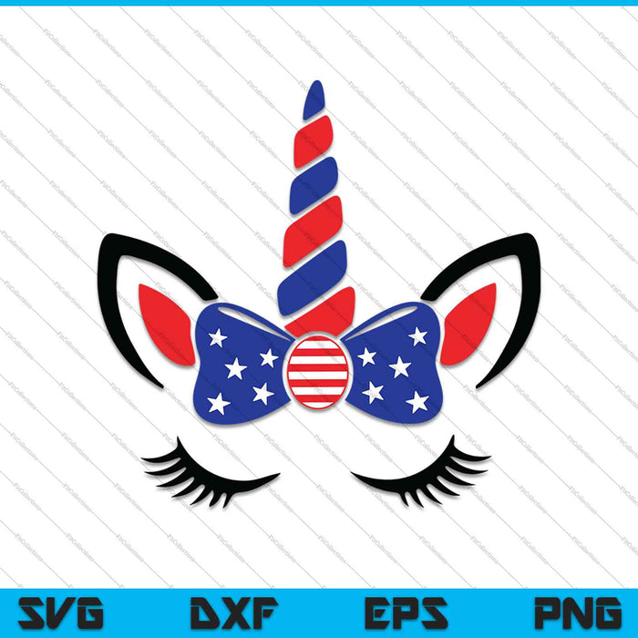 4th of July Unicorn SVG PNG Cutting Printable Files 4th of July Unicorn SVG PNG Cutting Printable Files