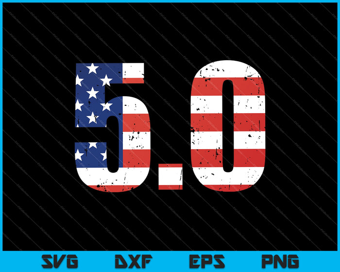 5.0L Coyote Engine America 4th Of July S197 Foxbody SVG PNG Cutting Printable Files 5.0L Coyote Engine America 4th Of July S197 Foxbody SVG PNG Cutting Printable Files