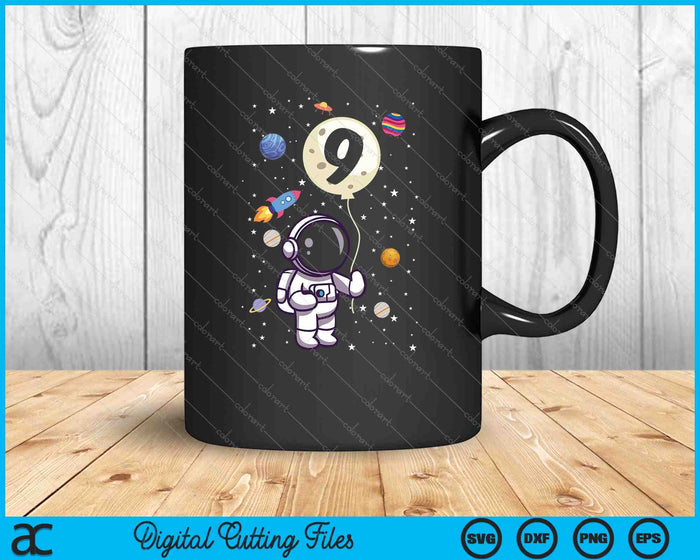 9 Years Old Boy 9th Birthday Astronaut SVG PNG Cutting Printable Files 9 Years Old Boy 9th Birthday Astronaut SVG PNG Cutting Printable Files