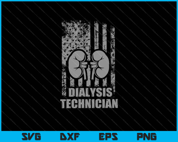 Amerikaanse vlag dialyse technicus Svg snijden afdrukbare bestanden
