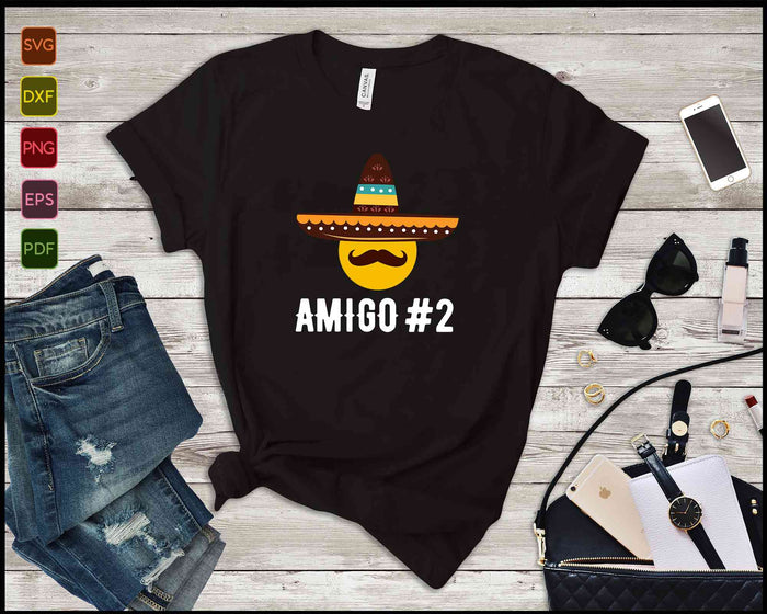 Amigo #2 Funny Group Halloween Costume Idea SVG PNG Cutting Printable Files Amigo #2 Funny Group Halloween Costume Idea SVG PNG Cutting Printable Files