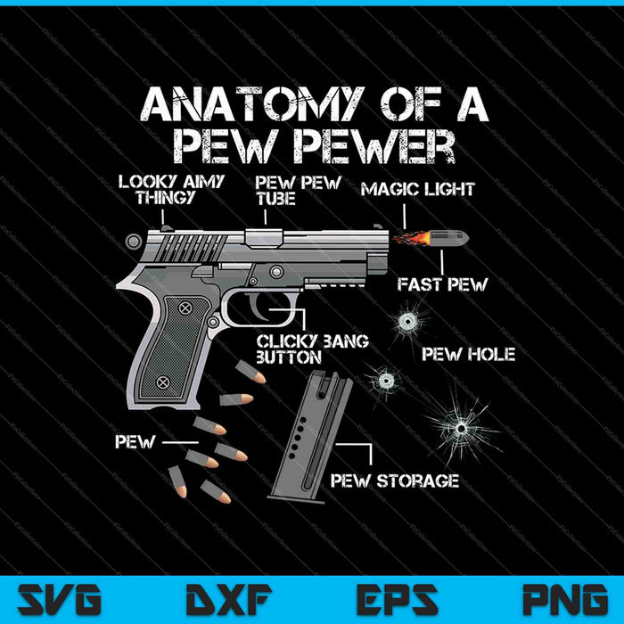 Anatomy Of A Pew Pewer SVG PNG Cutting Printable Files Anatomy Of A Pew Pewer SVG PNG Cutting Printable Files