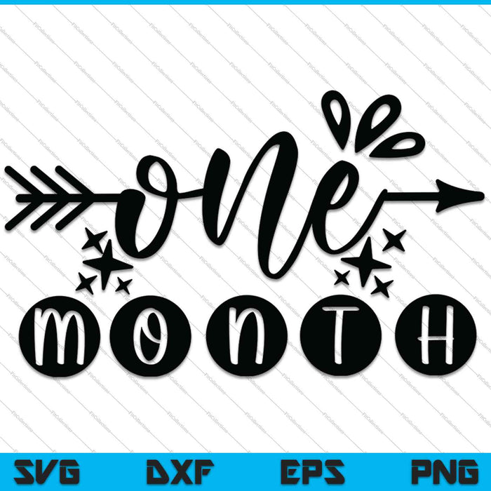 Bebé niñas primer año primer mes hito SVG PNG corte archivos imprimibles Bebé niñas primer año primer mes hito SVG PNG corte archivos imprimibles