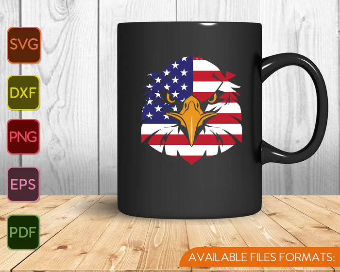 Águila calva 4 de julio Bandera americana Libertad Patriótica SVG PNG Cortar archivos imprimibles Águila calva 4 de julio Bandera americana Libertad Patriótica SVG PNG Cortar archivos imprimibles