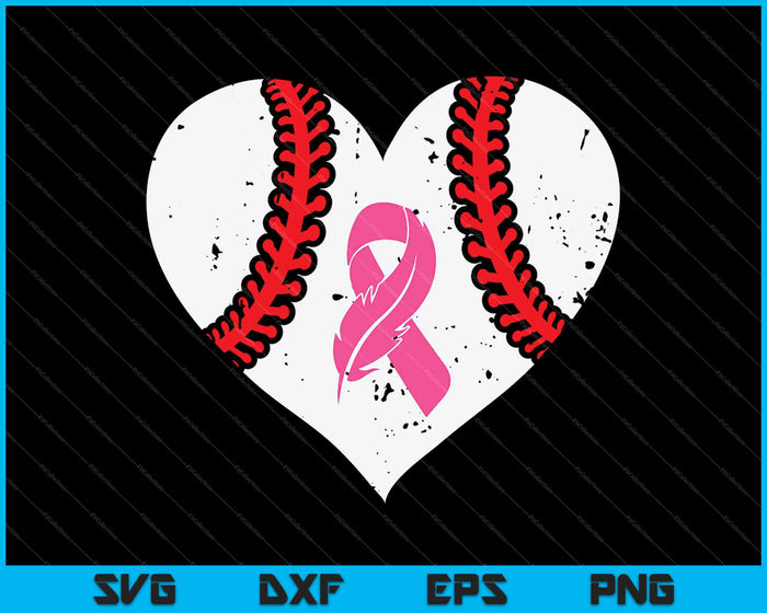 Baseball Pink Ribbon Breast Cancer Awareness SVG PNG Cutting Printable Files Baseball Pink Ribbon Breast Cancer Awareness SVG PNG Cutting Printable Files