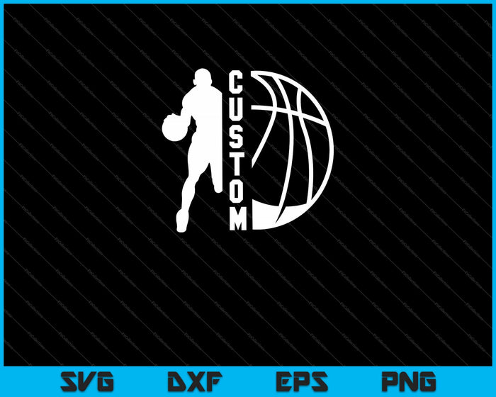 Basketball Custom Team Svg Cutting Printable Files Basketball Custom Team Svg Cutting Printable Files