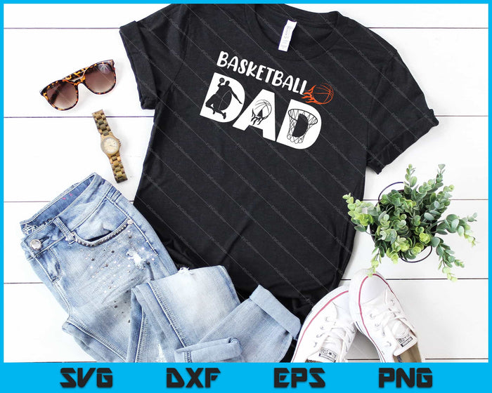 Basketball DAD Squad SVG PNG Cutting Printable Files Basketball DAD Squad SVG PNG Cutting Printable Files