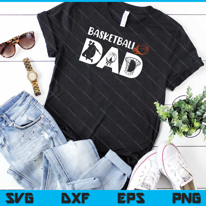 Basketball DAD Squad SVG PNG Cutting Printable Files Basketball DAD Squad SVG PNG Cutting Printable Files