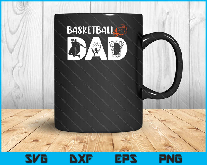 Basketball DAD Squad SVG PNG Cutting Printable Files Basketball DAD Squad SVG PNG Cutting Printable Files