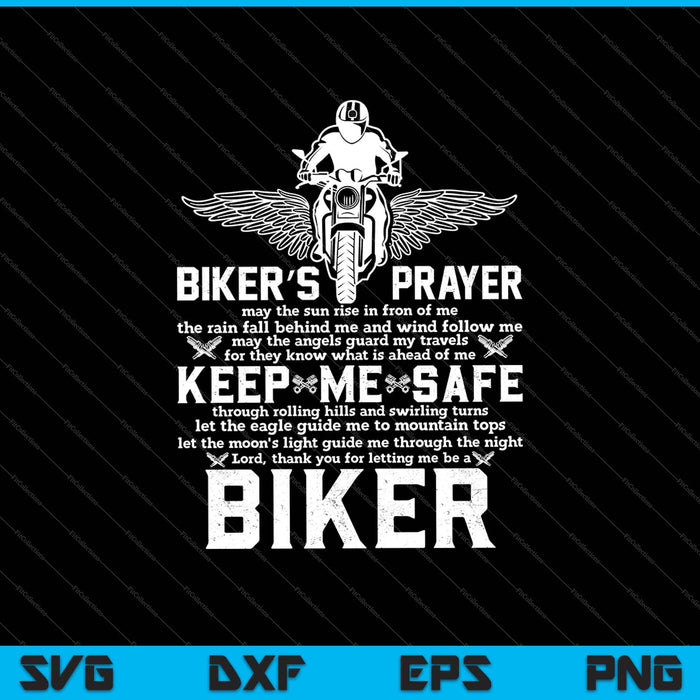 Biker's Prayer Funny Biker SVG PNG Cutting Printable Files Biker's Prayer Funny Biker SVG PNG Cutting Printable Files